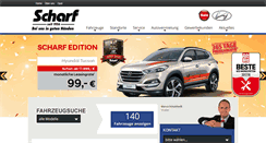 Desktop Screenshot of hyundai-scharf.de